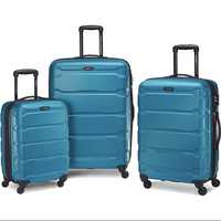 Дорожн. чемодан Валіза Samsonite Caribbean blue 100%polycarbonate