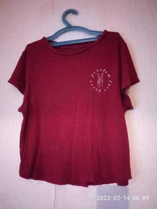 Укороченная футболка Freedom р.46-48