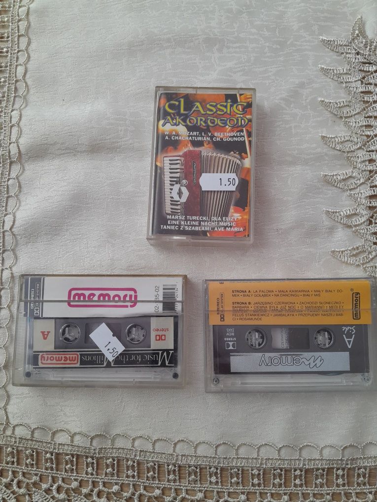 Akordeony zestaw kaset