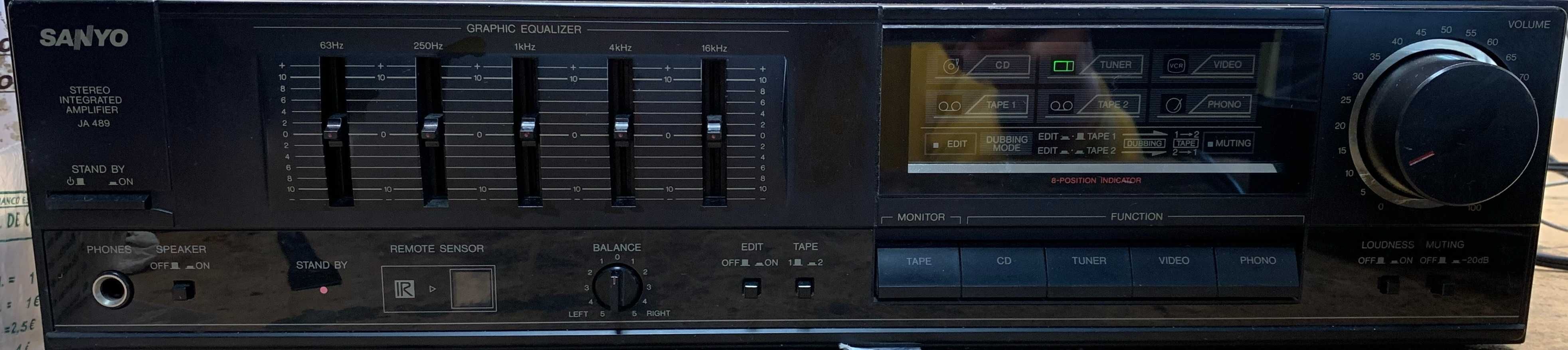 amplificador hi-fi sanyo