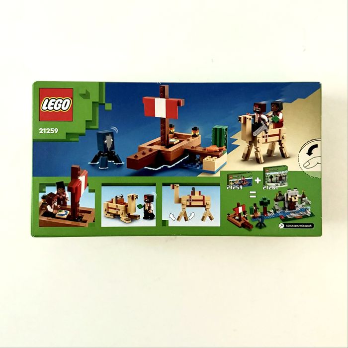 Lego 21259 Minecraft - Rejs statkiem pirackim klocki nowe oryginalne