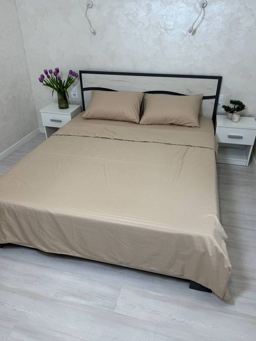 Постільна білизна Страйп Бязь однотонна