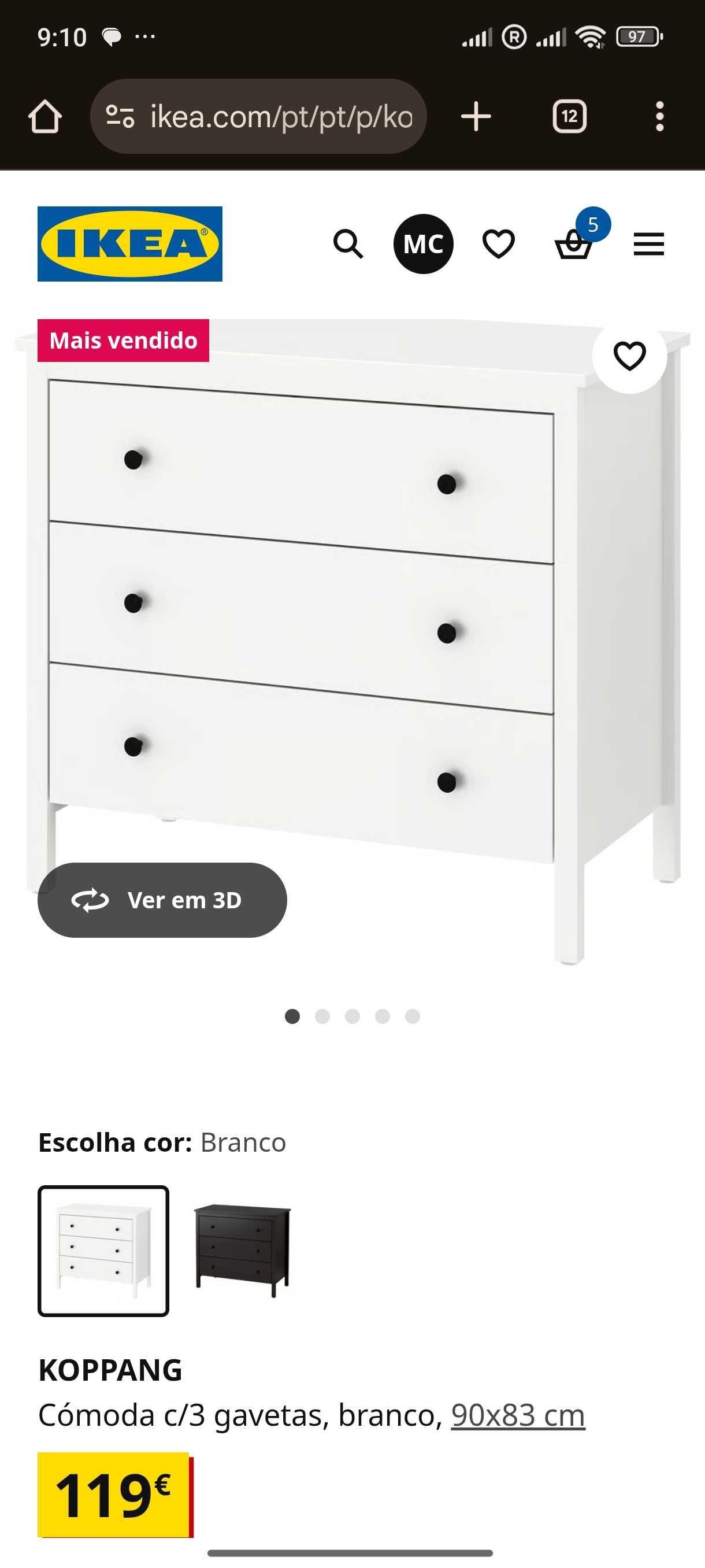 Cómoda Koppang IKEA