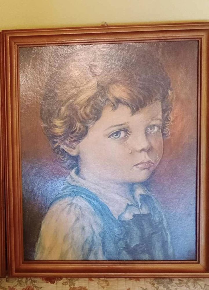 Obraz Płaczący chłopiec M.Basaldella 56x46