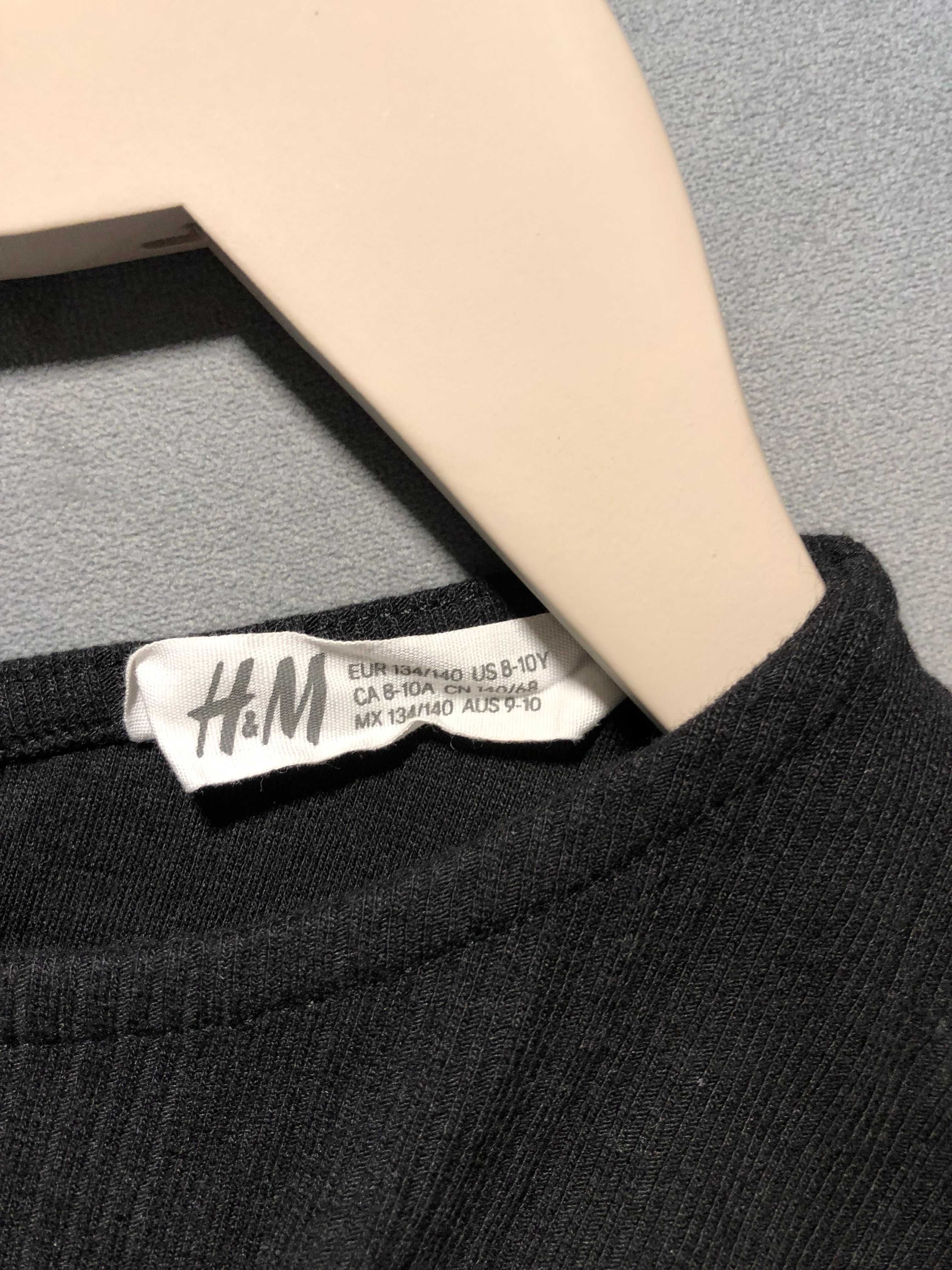 Czarny kombinezon H&M 134/140