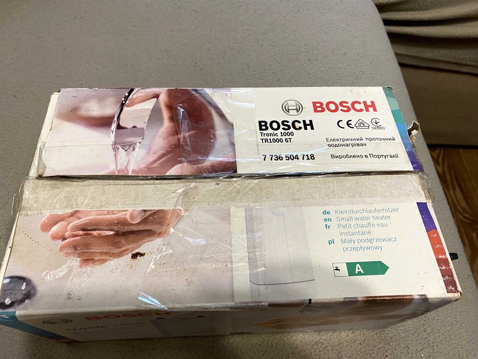 Електричний проточний водонагрівач Bosch TR 1000 6T