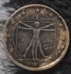 Moeda de 1 euro da Italia muito rara