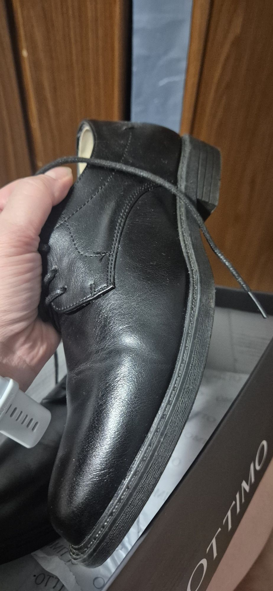 Eleganckie buty chłopięce w rozm. 37 czarne