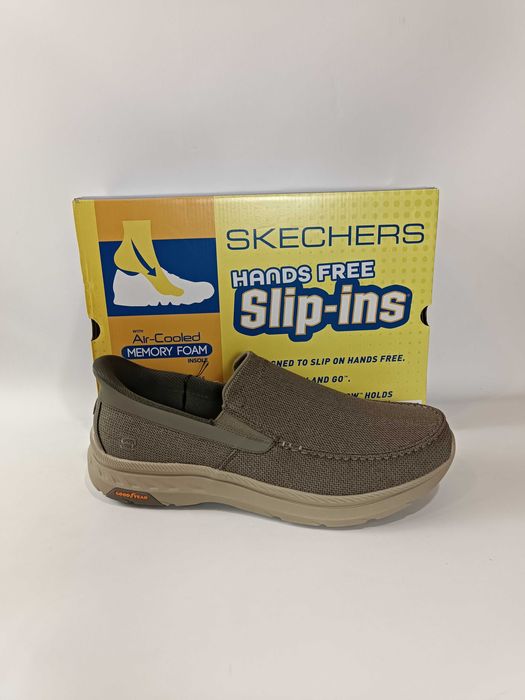 Чоловічі текстильні мокасини Skechers Pollard-Wilfred 50.5 розмір