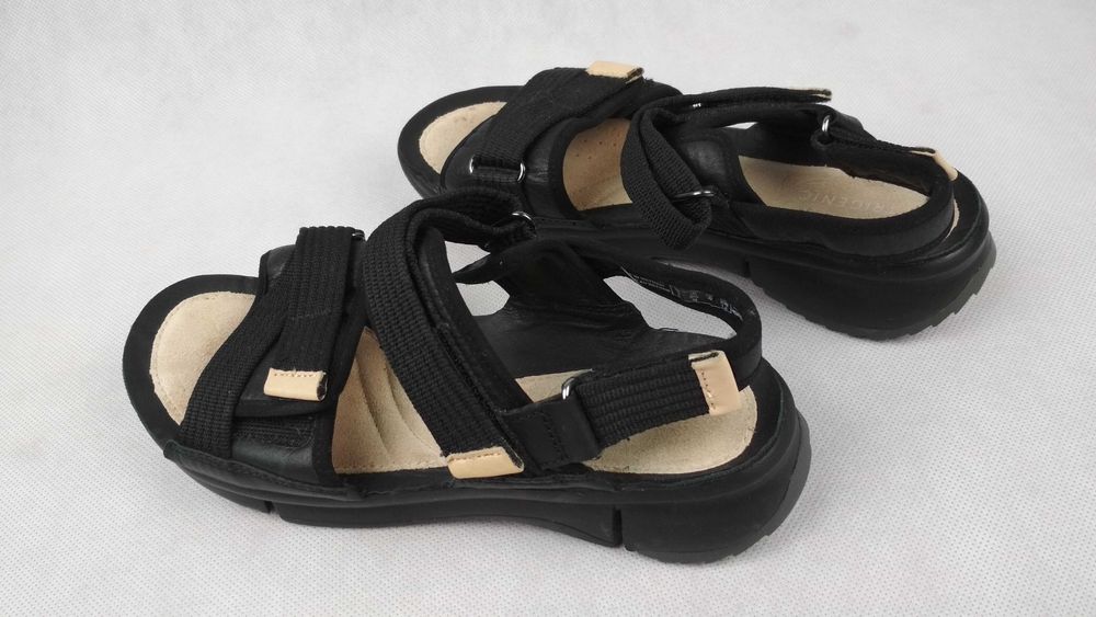 CLARKS Clarks Tri Walk Klapki Sandały Sandałki Skórzane Roz. 37