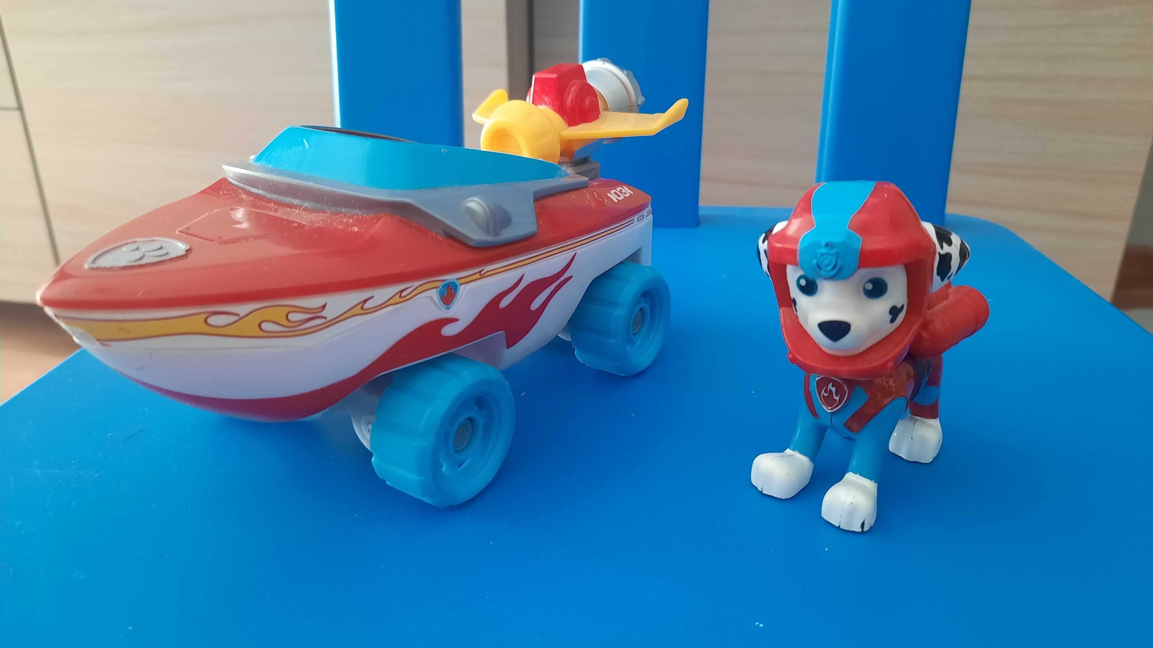 Zabawka Psi Patrol pojazd wodny  + figurka Marshall