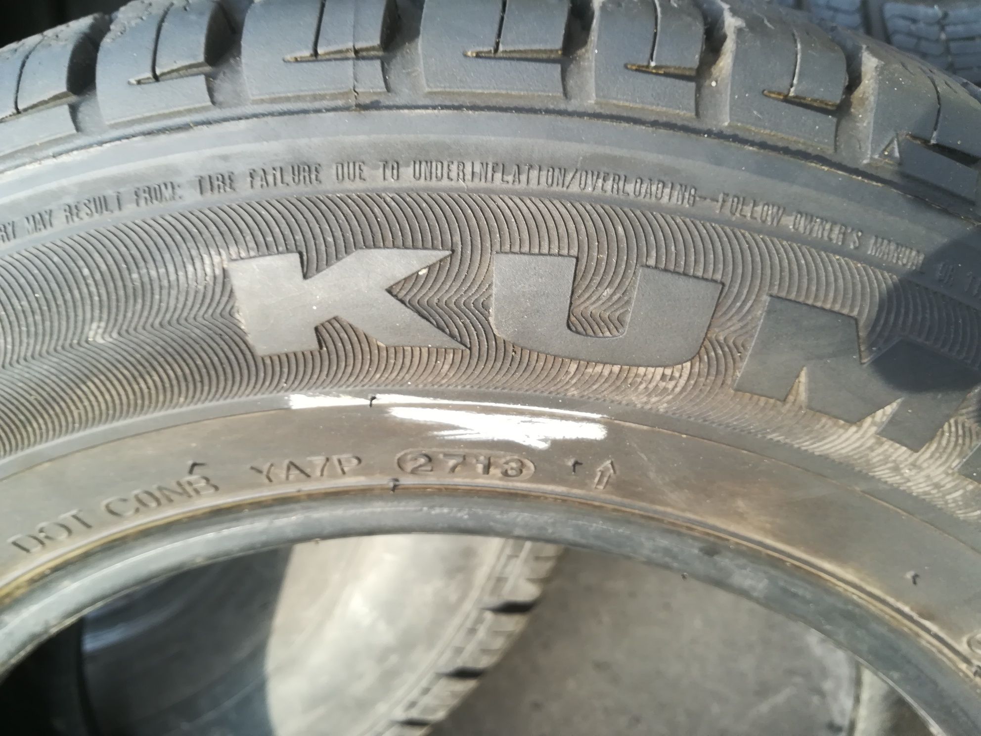 1 szt.opona wielosezonowa 13r.7 mm 155/80R13 Kumho Solus Vier