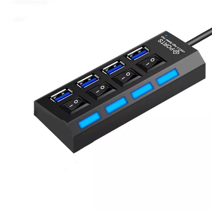 Adaptador USB de 4  portas
