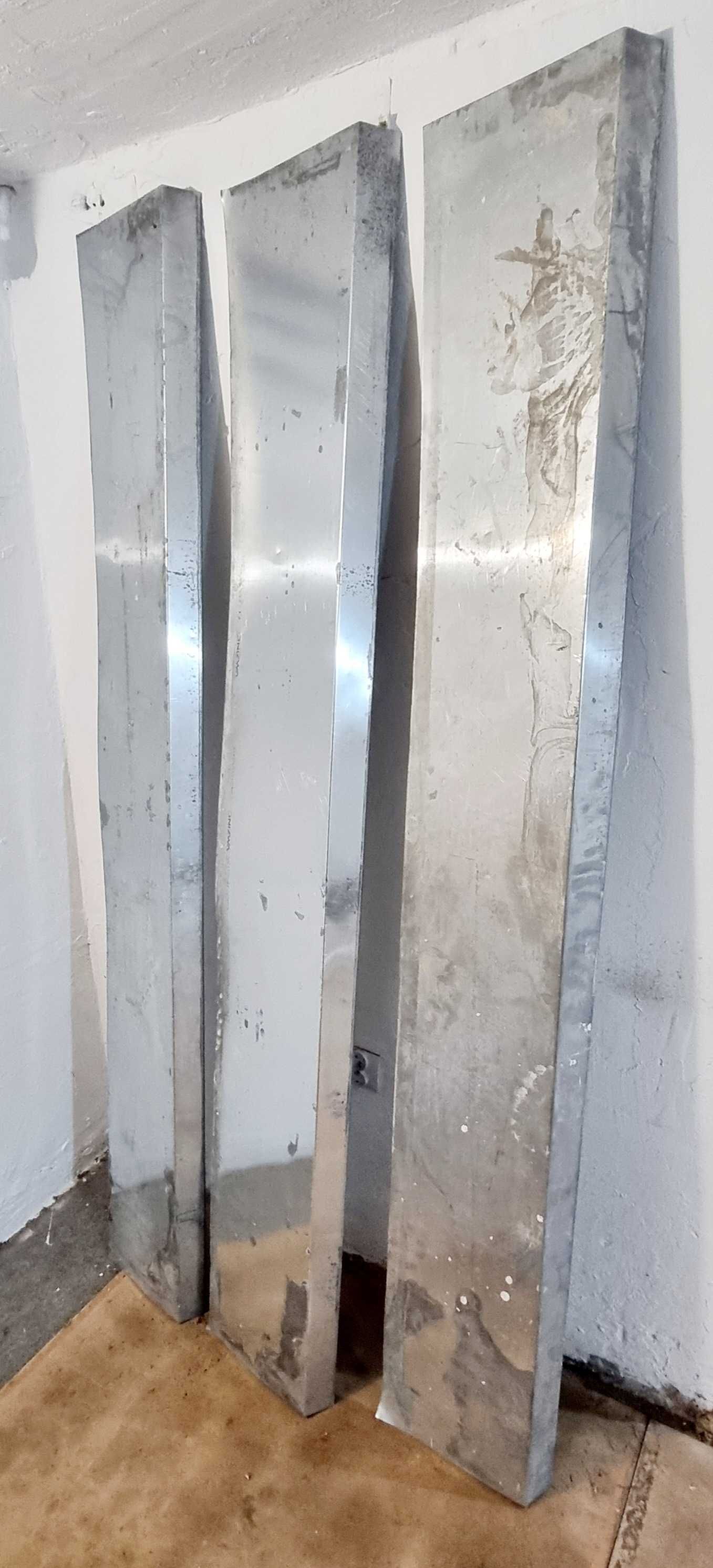 Parapet z blachy 2 metry - 3 sztuki