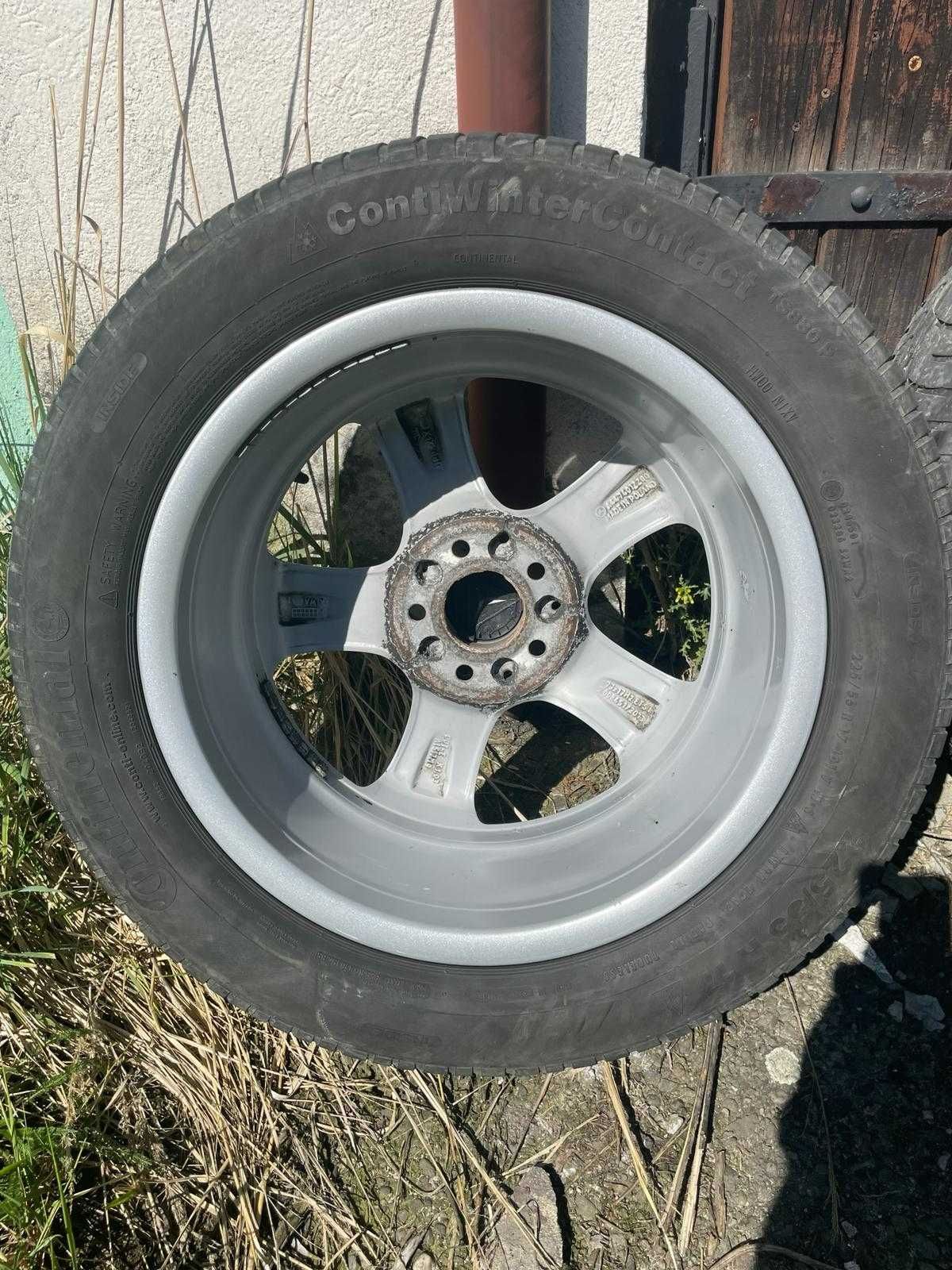 Felgi aluminiowe + opony zimowe 225/55 R17, mercedes