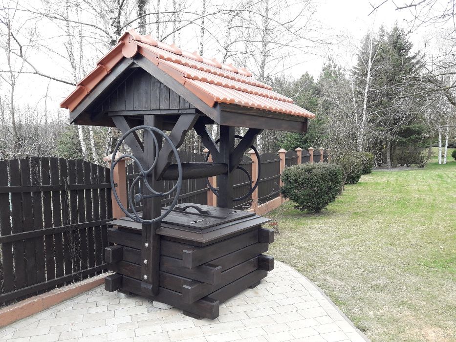 Drewniana Studnia do ogrodu SD04 ! Osłona na studnię!