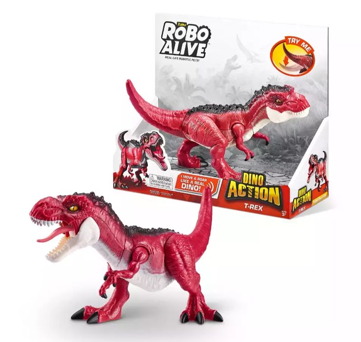 Robo Alive dino T-Rex dźwięk. Zuru
