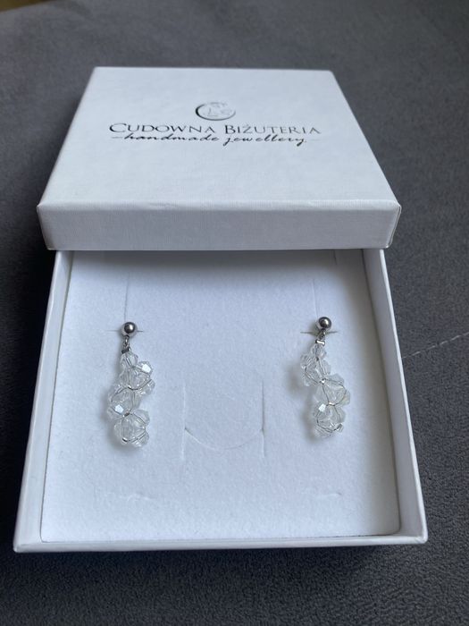 Komplet/Zestaw Biżuterii ślubnej Cudowna Biżuteria