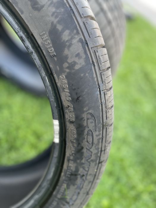 Dwie opony Continental ControlContact DOT. Pazdziernik 2023