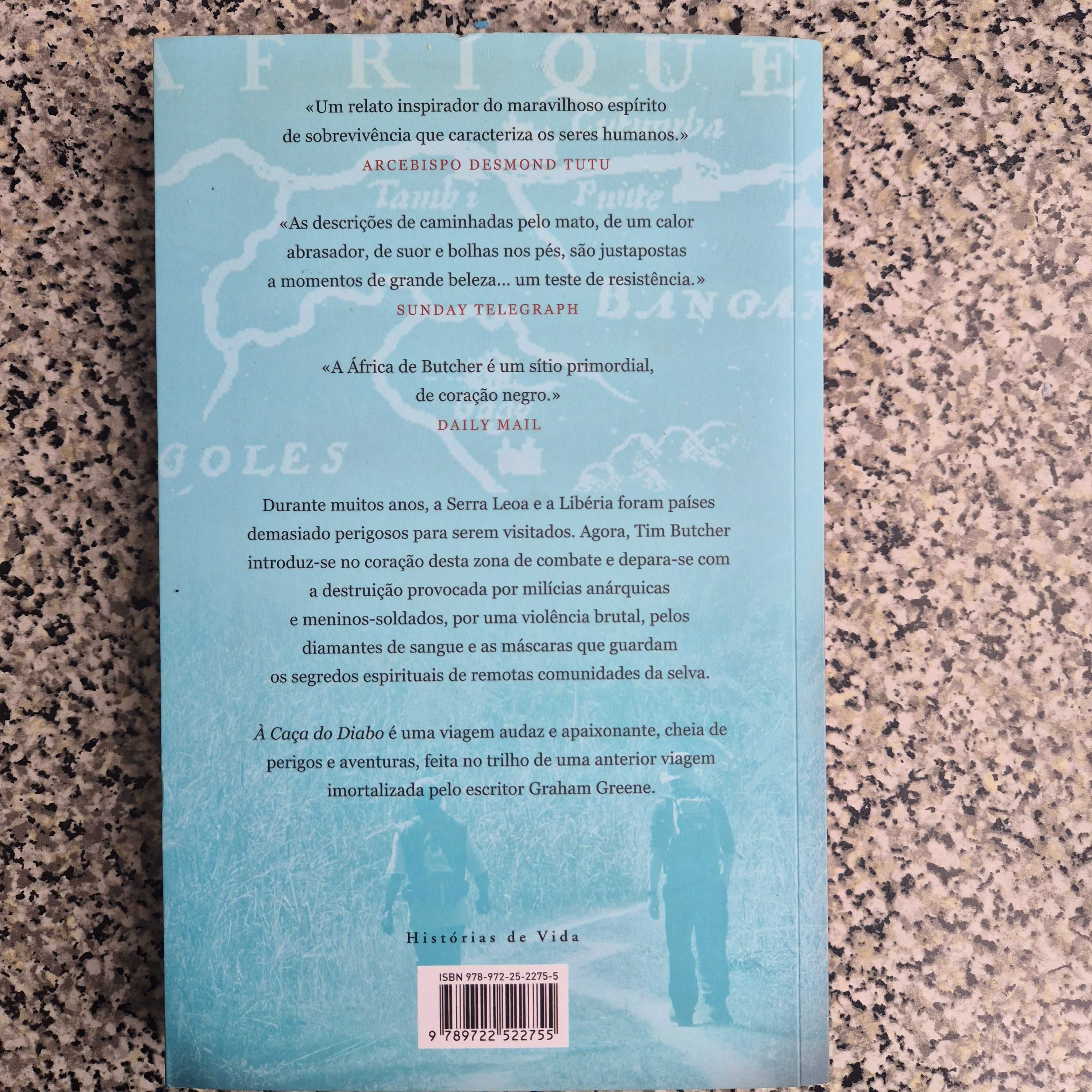 Livro totalmente novo " À Caça do Diabo" de Tim Butcher