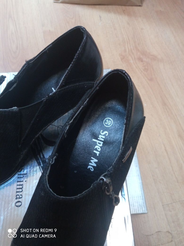 Buty na obcasie używane kilka razy ubrane.