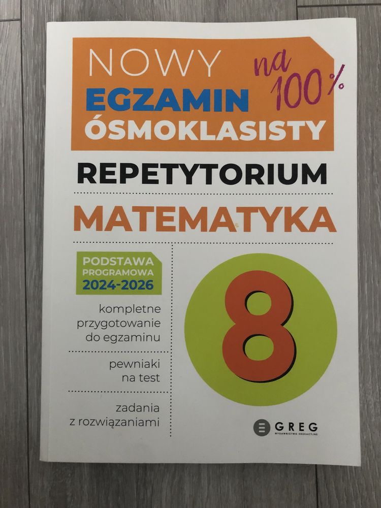 Repetytoria do egzaminu ósmoklasisty