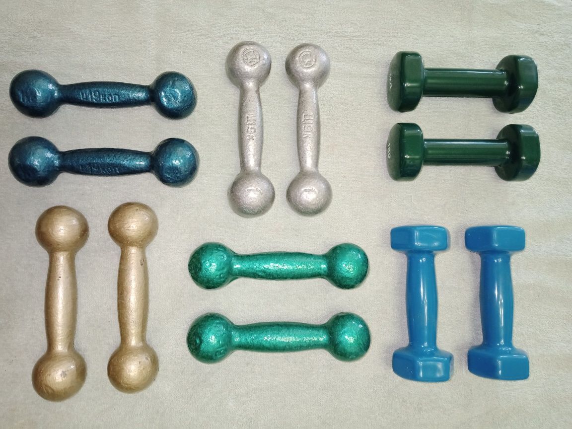 Гантель атлетична 0,5 кг, 1 кг, 2 кг