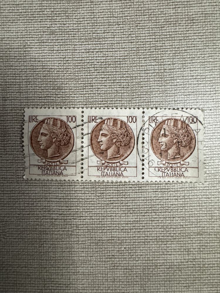 Selo Raro siracusa  Selo de 100 Liras/Selo Italiano