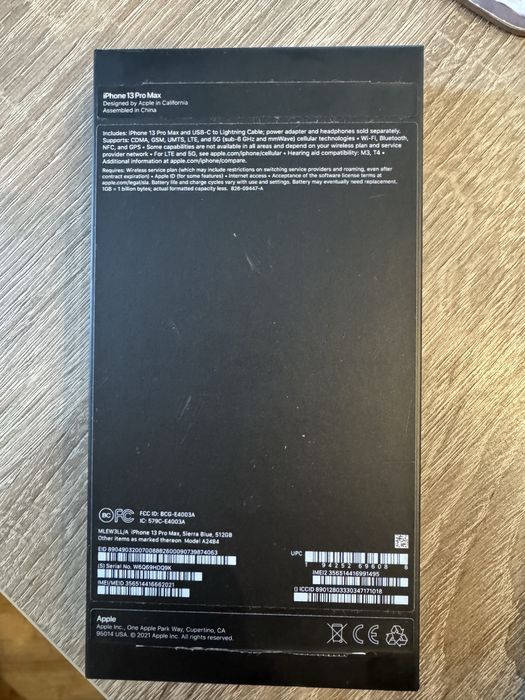 iPhone 13 Pro Max 512GB Esim Sierra Blue