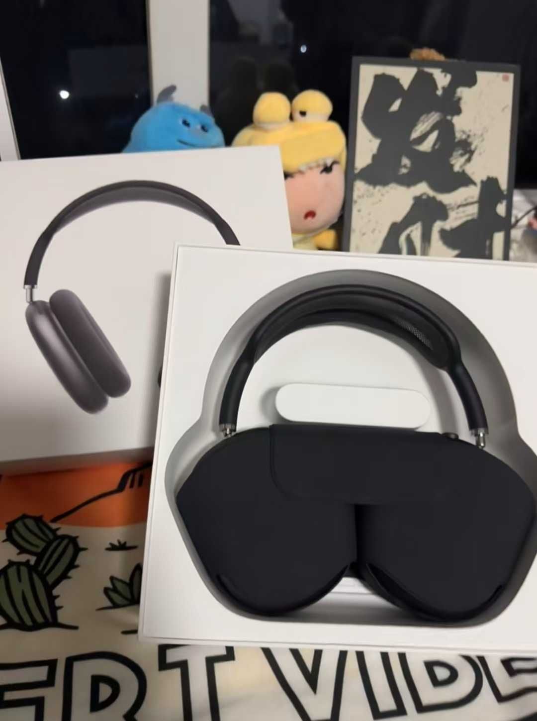 Czarne słuchawki Bluetooth