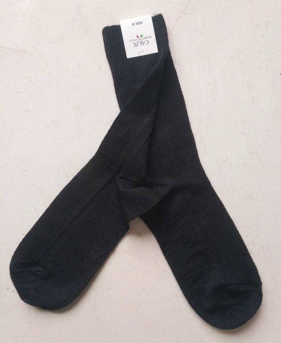Шкарпетки CALZE Wool M 38-42 black в'язані