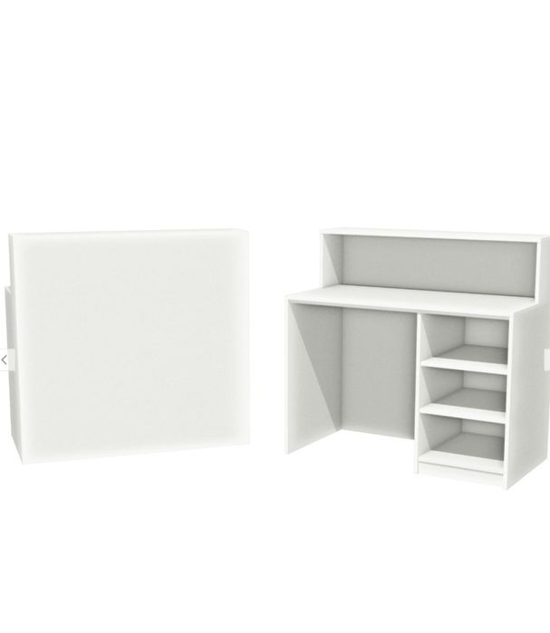 Lada sklepowa, biorko, recepcja s