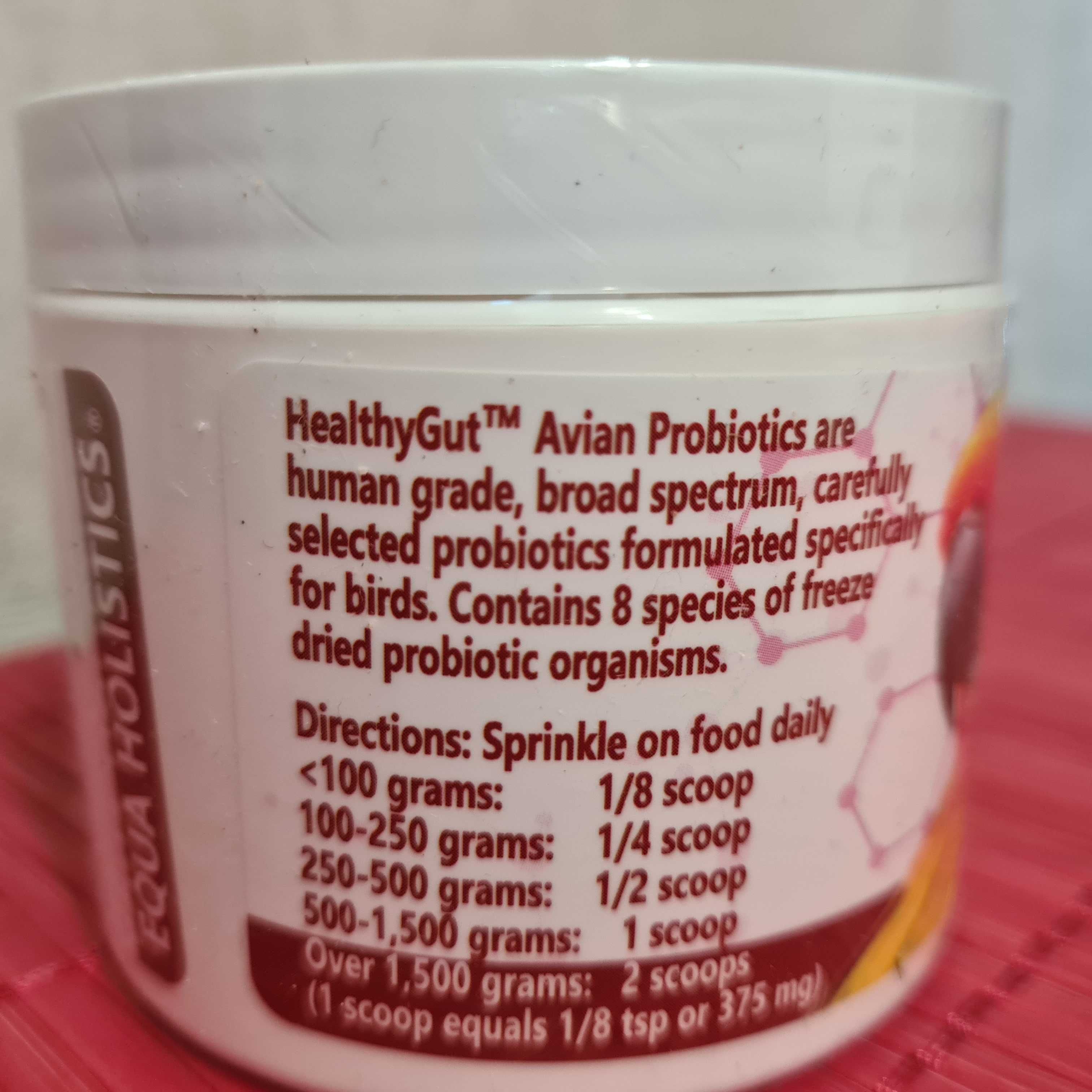 Пробіотики для папуг HealthyGut (виробник Еqua Holistics (США)
