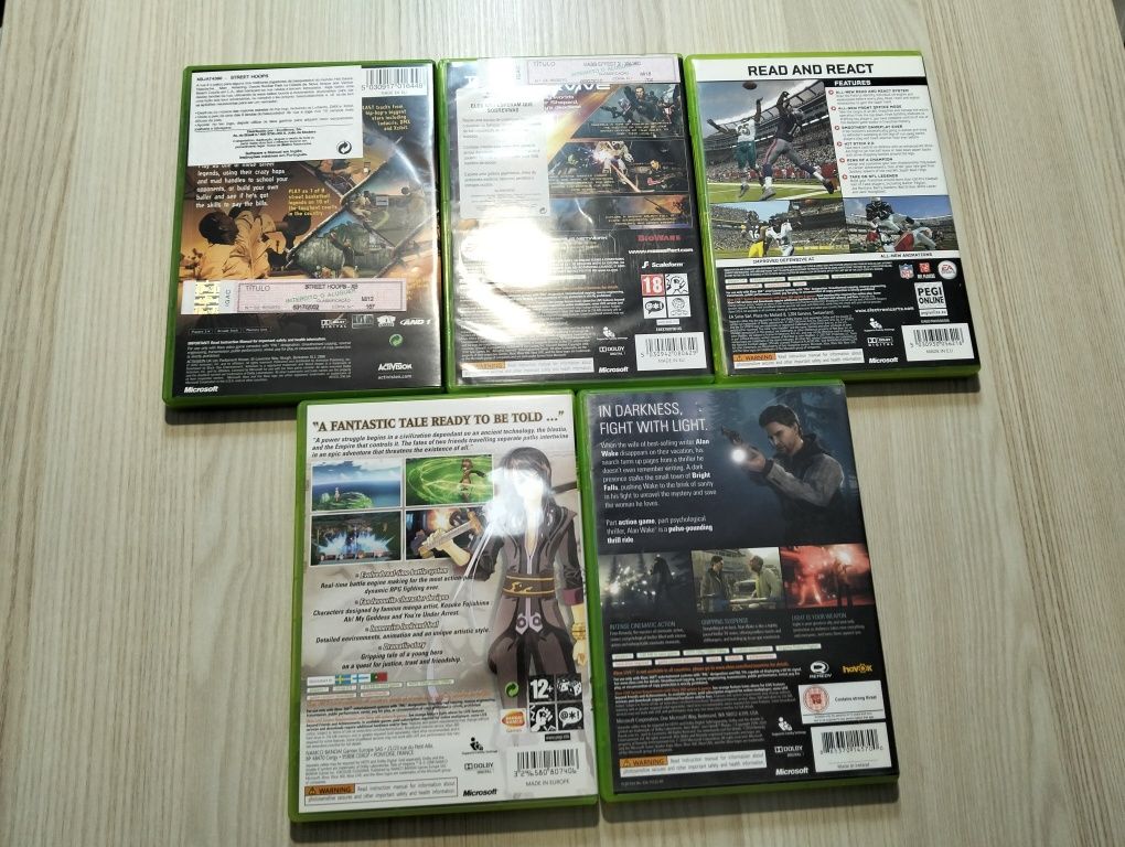 Jogos Xbox original e Xbox 360
