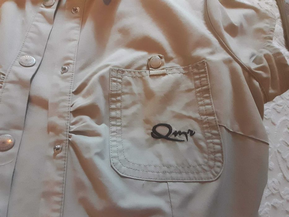 Vestido 100 por cento algodão, caqui, Quebramar, como novo