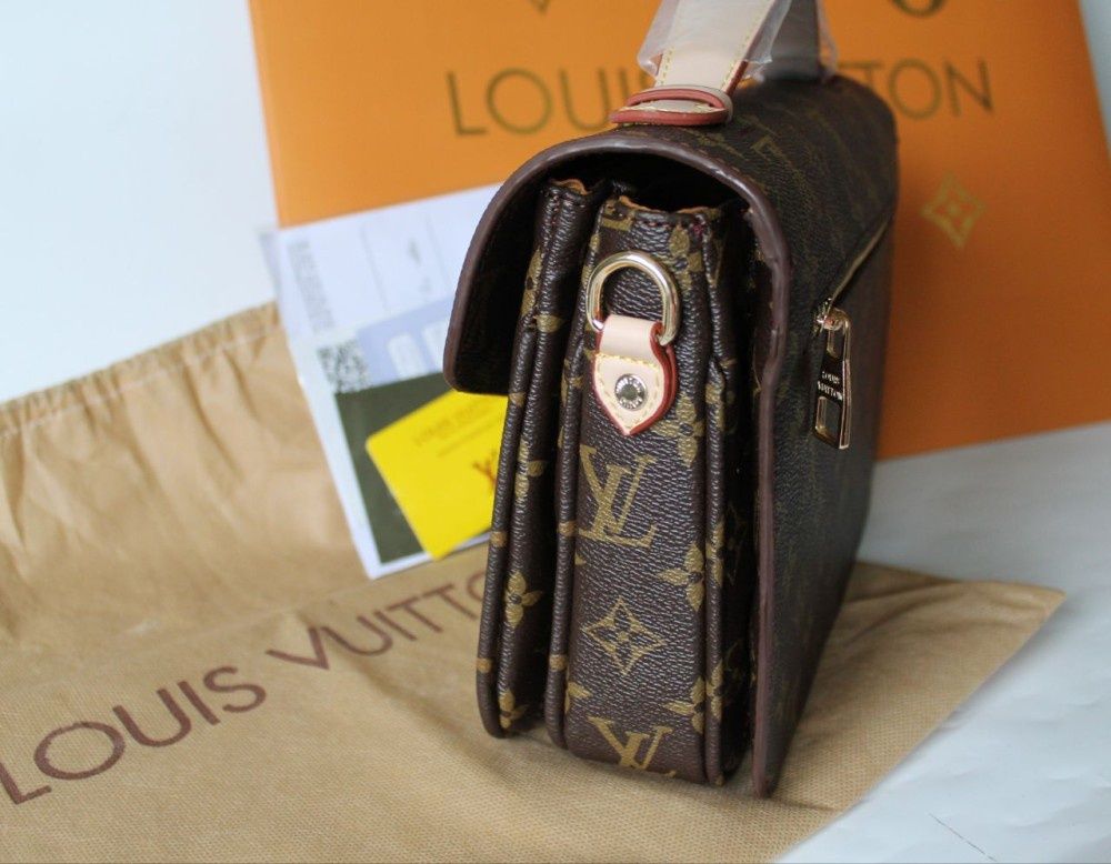 Сумка Louis Vuitton Pochette Metis Monogram brown