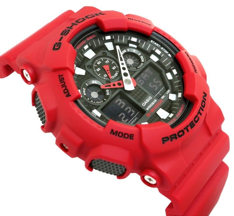 zegarek męski casio g-shock ga-100b-4aer + box