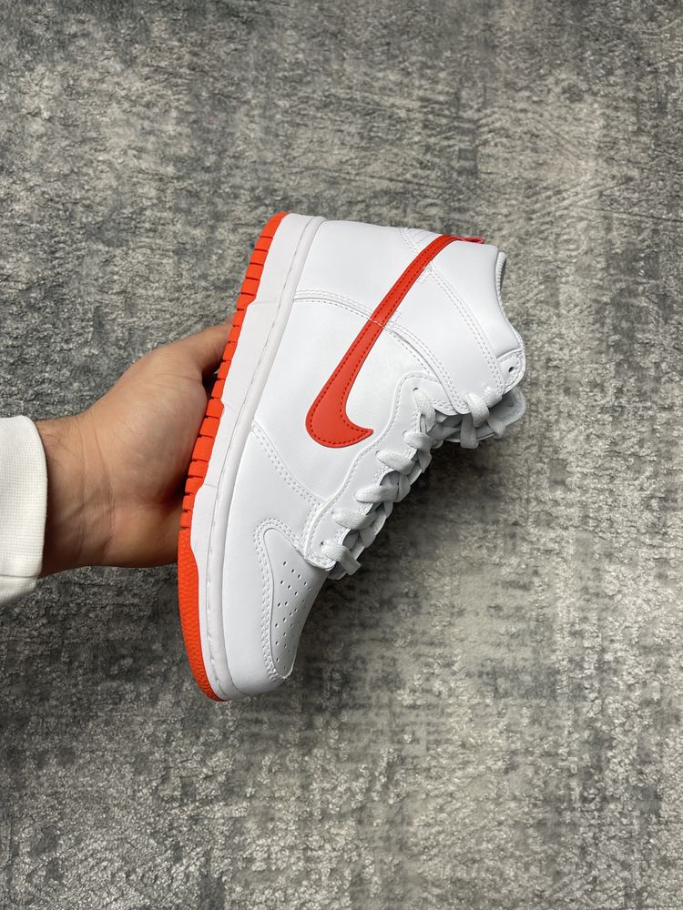 Nike Dunk High White Red 38.5 *NOWE*