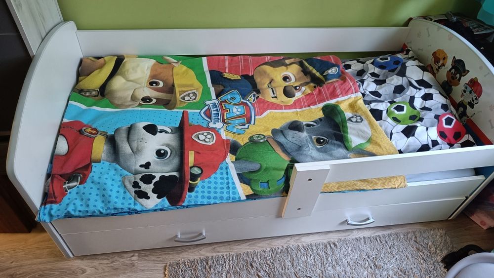 Sprzedam łóżko 160x80 PSI PATROL I POŚCIELE