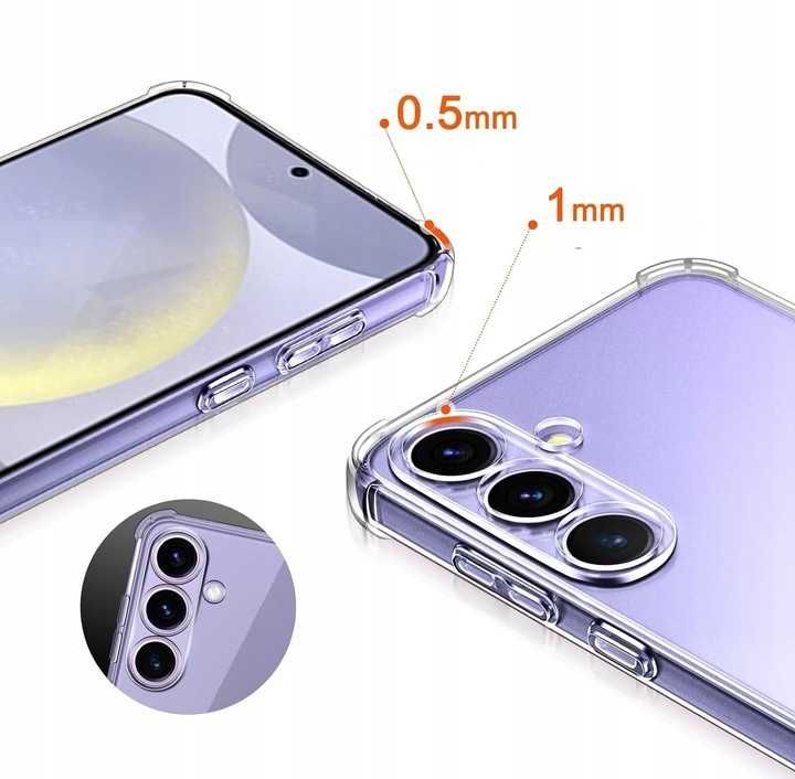 Etui Anti-Shock do Samsung Galaxy S24 + Szkło Hartowane