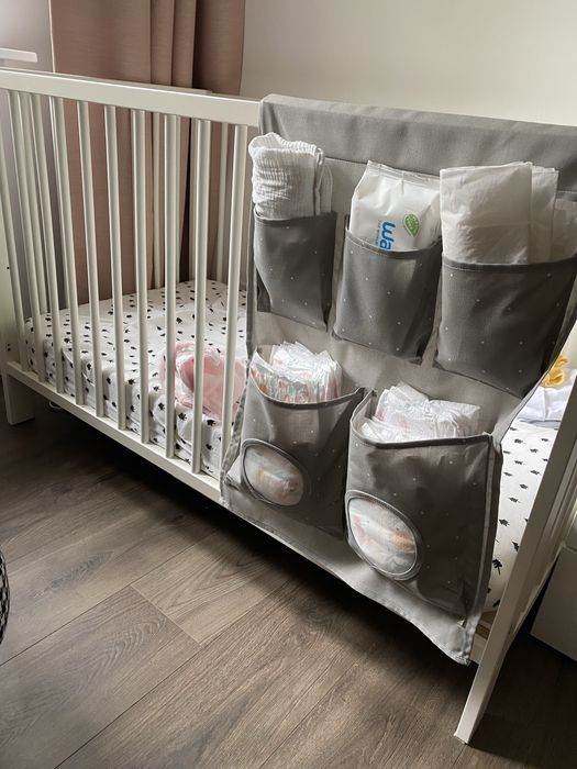 Organizer do łóżeczka/ organizer na pampersy i kosmetyki IKEA