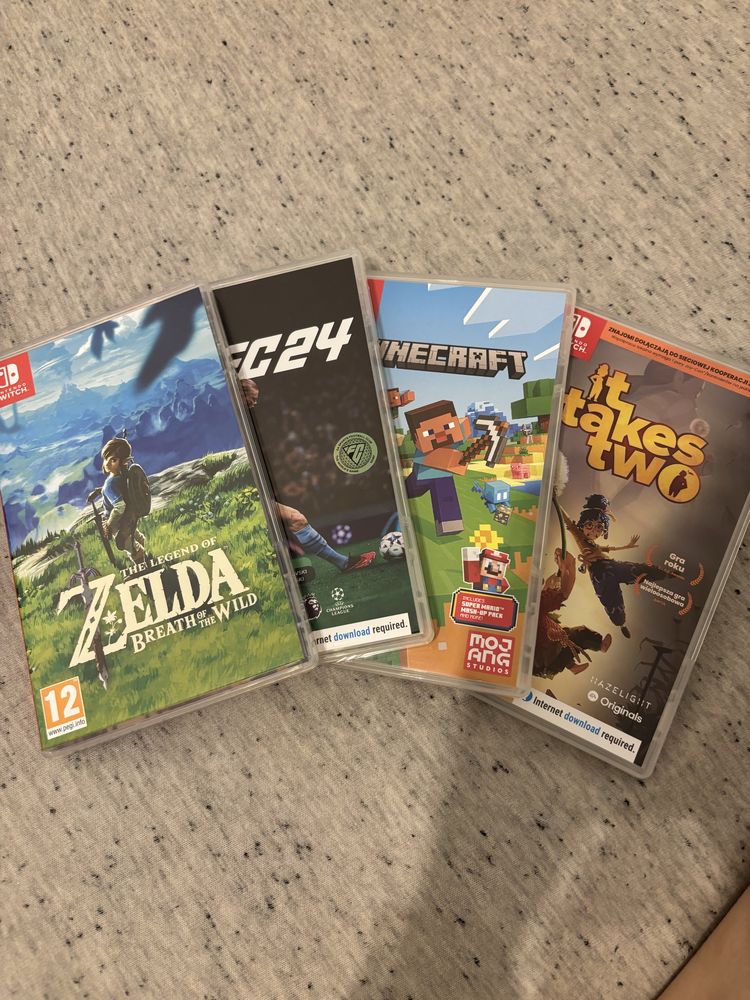Nintendo Switch + 2 gry i dodatkowa para Joy-Con