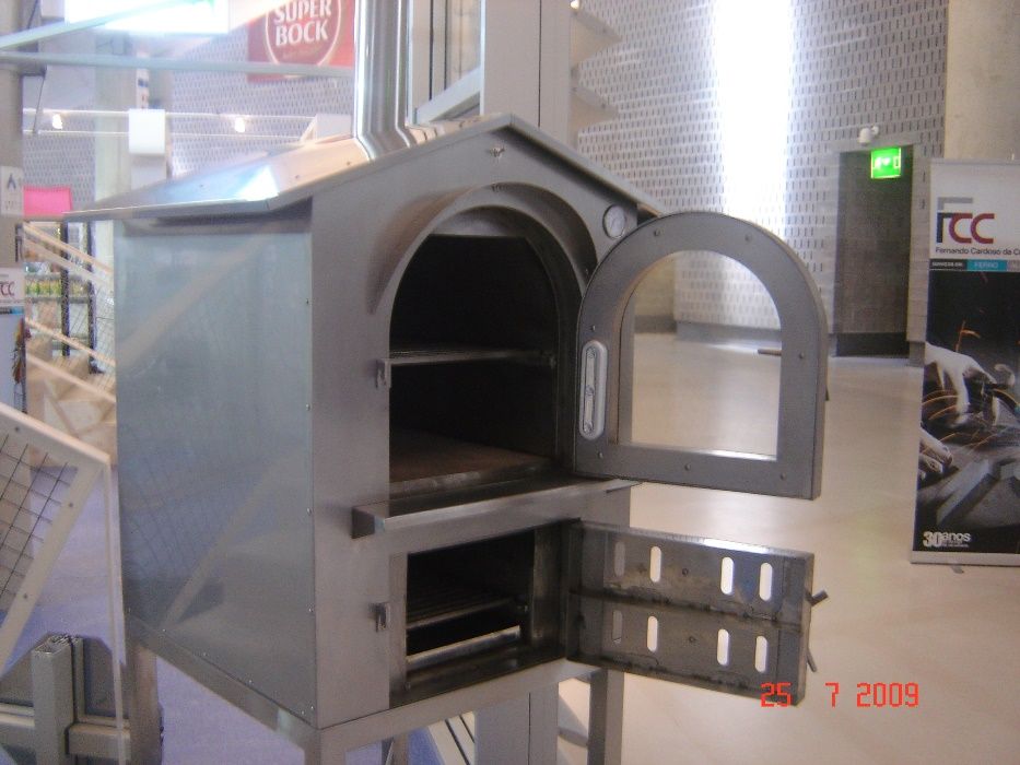 Forno a Lenha em Aço Inox