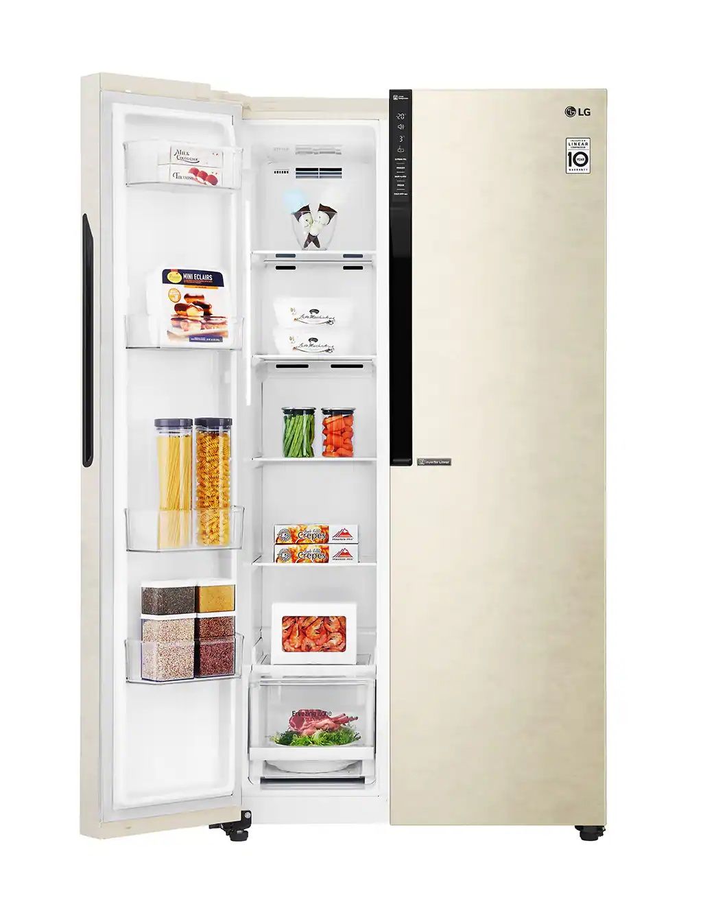Холодильник LG GC-B247JEDV | 679л | Бежевый | Total 
Объём (л)
679