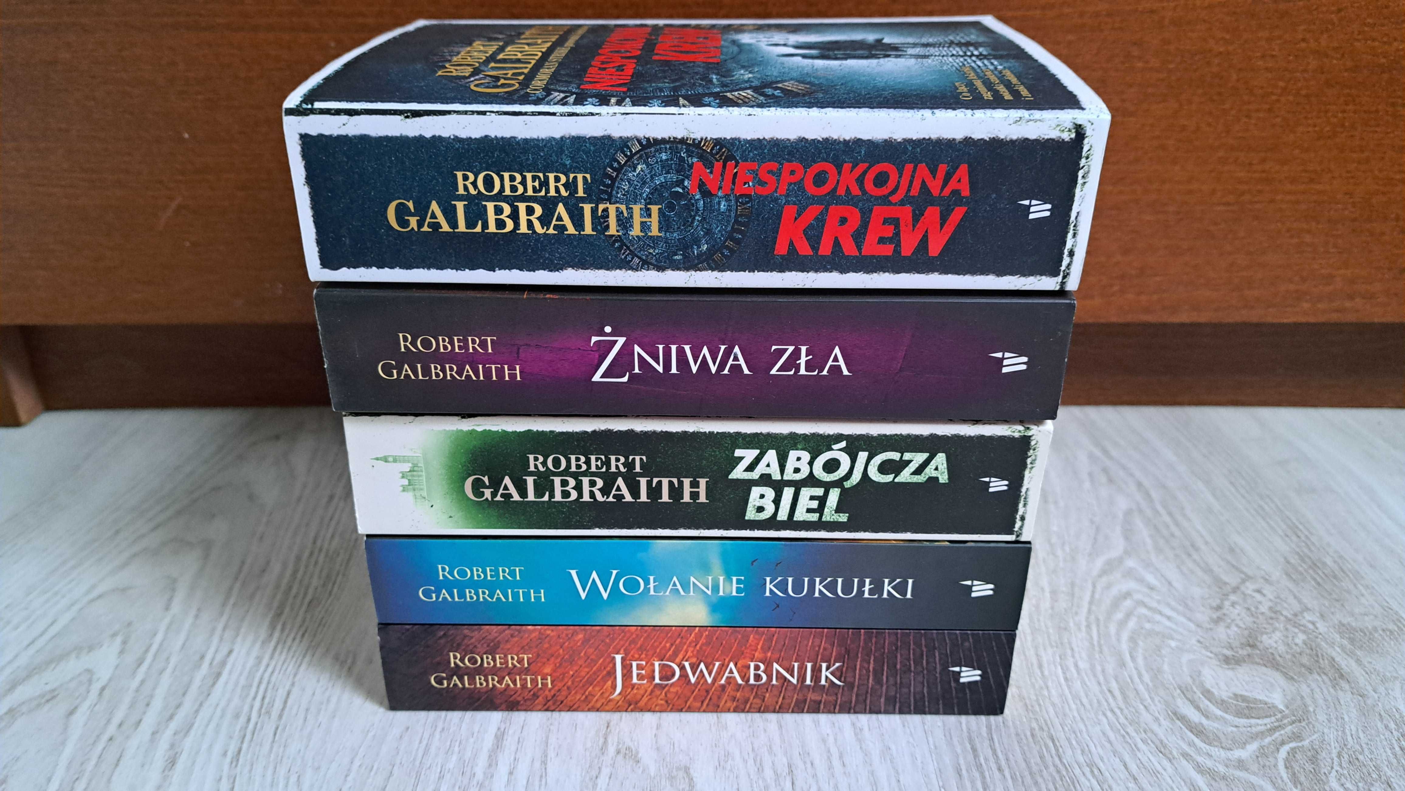 Galbraith Jedwabnik Wołanie Żniwa zła Zabójcza biel Niespokojna krew