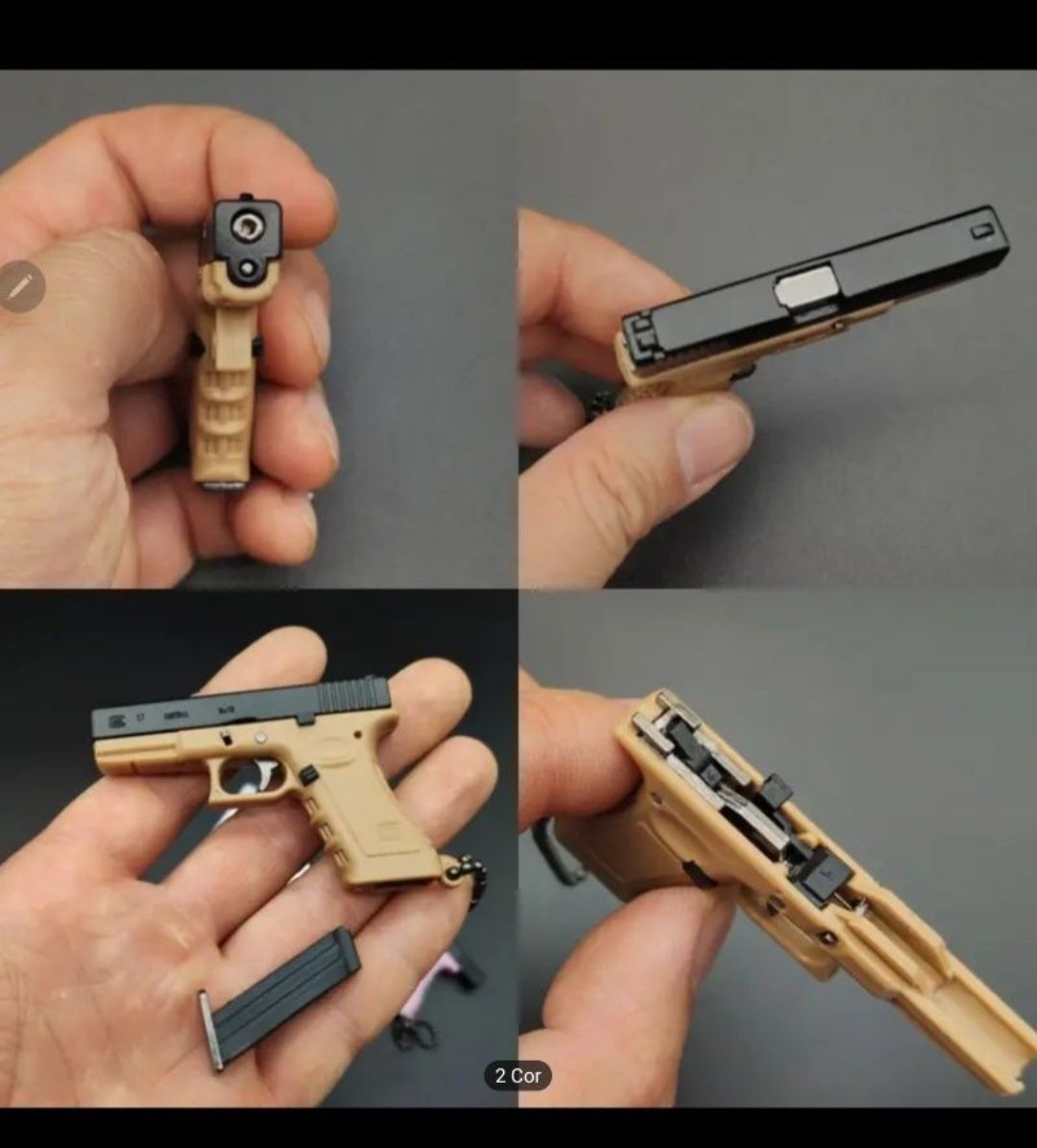 Porta chaves pistola glock 17