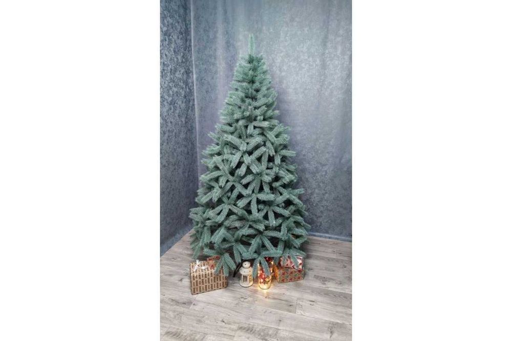 Искуственная елка литая голубая. Ялинка штучна лита. Очень красивая.