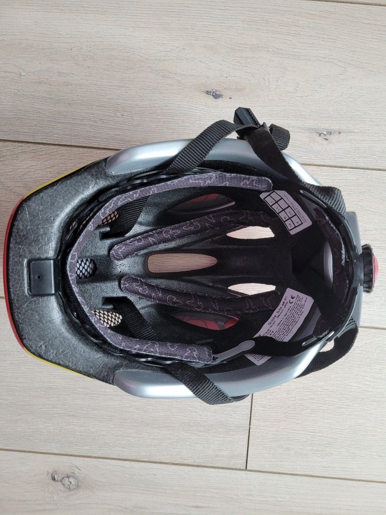 Kask dziecięcy Puky PH1 S/M  46-51 cm czerwono-żółty