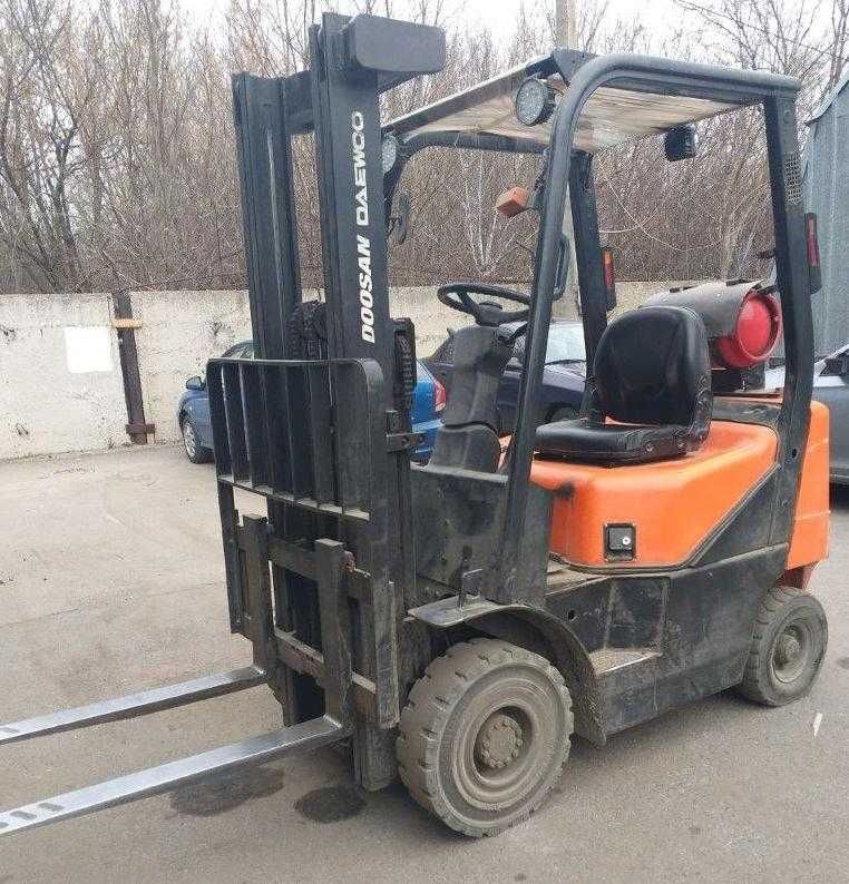 Вилочный погрузчик б/у, газ, г/п 1,5т, Doosan Daewoo G15S2