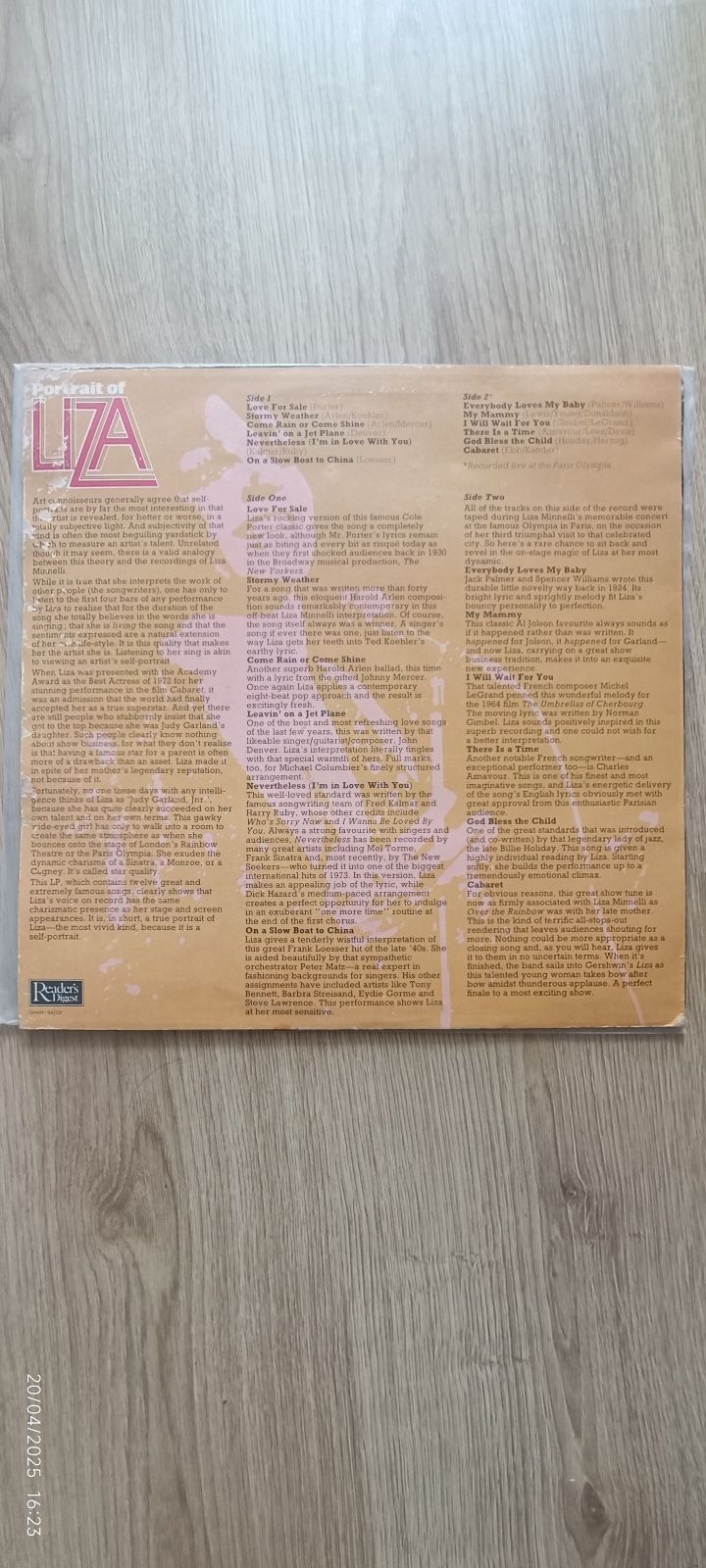 Herb Alpert "Portrait Of Liza" em Vinil